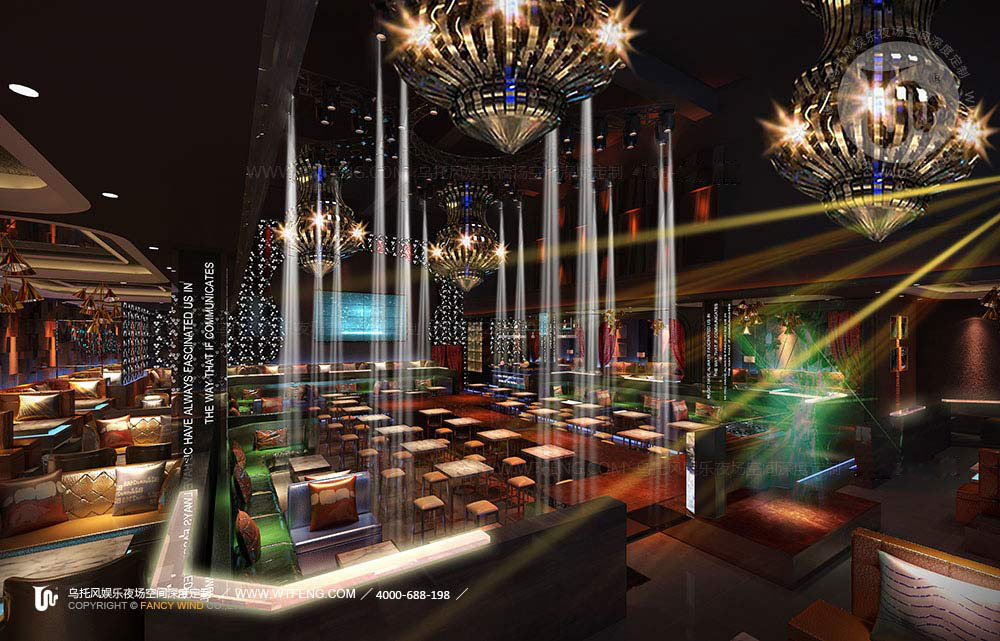 酒吧装修设计-红磨坊酒吧