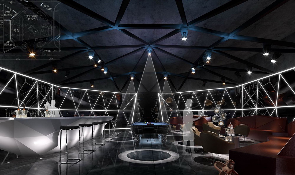 V-LOUNGE酒吧装修