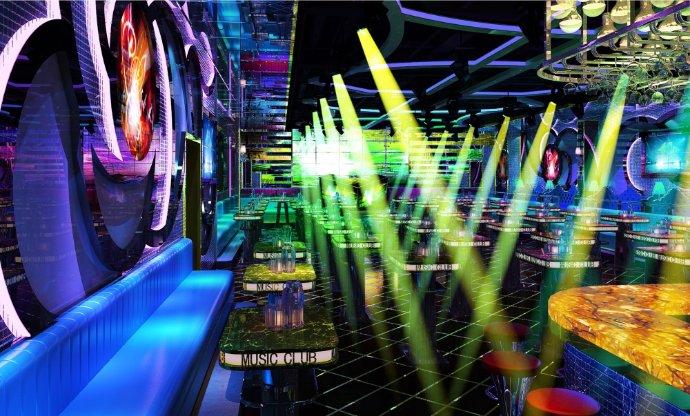 泰国清莱1G1酒吧装修